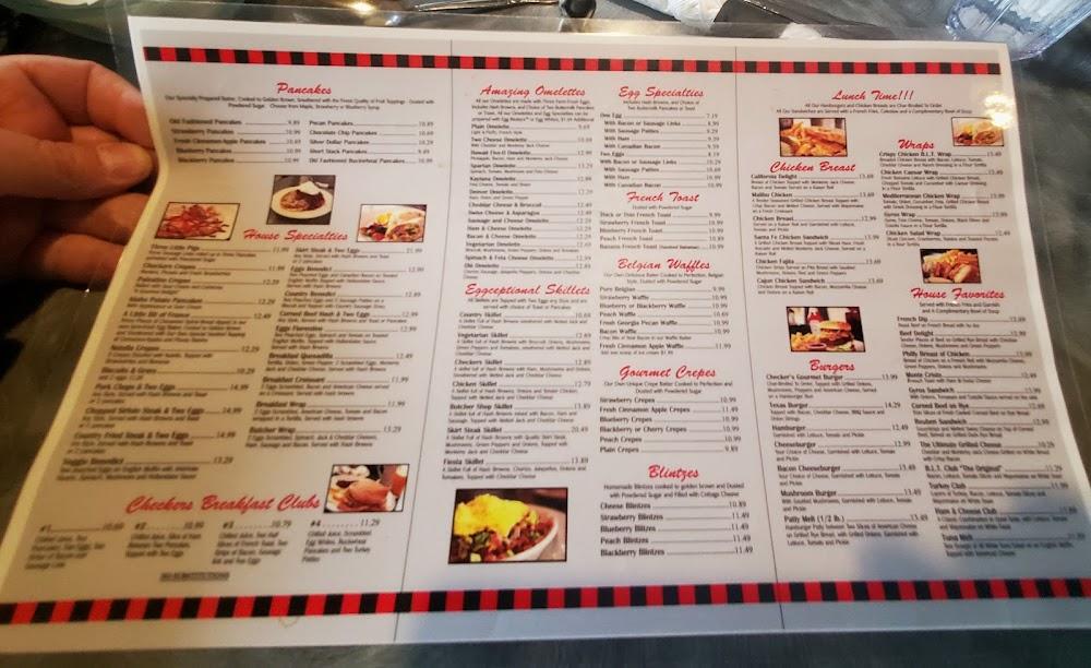 Checkers Pancake House Menu image 3